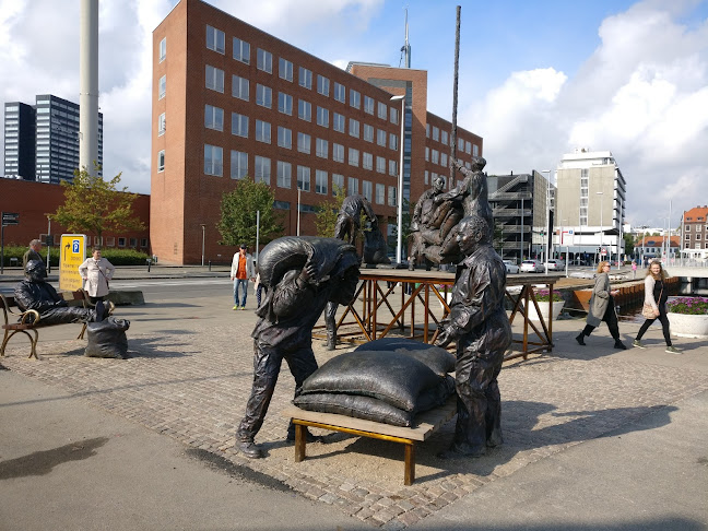 Havnearbejderskulptur - Aarhus