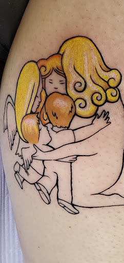 Explore dark romance tattoo ideas, creative tattoo ideas in Hartselle, available at Kingdom Minds Ink