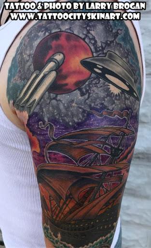 Explore denver tattoo ideas, creative tattoo ideas in Lockport, available at Tattoo City by Larry Brogan