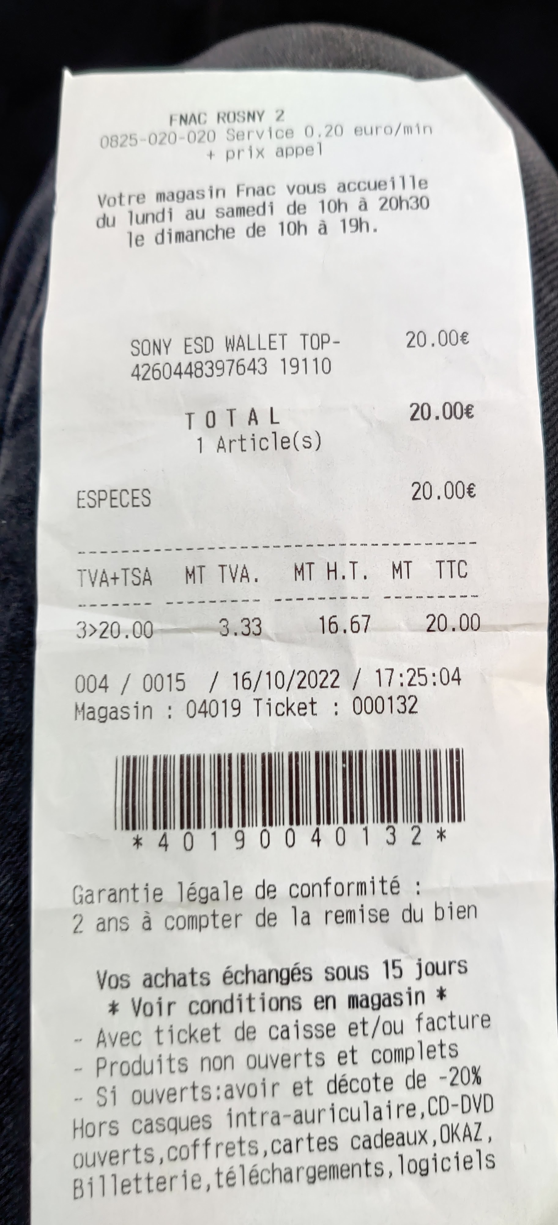 Photo n° 1 de l'avis de valerie.o fait le 16/10/2022 à 16:00