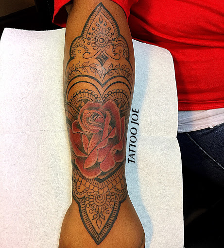 Explore christian forearm tattoo ideas, creative tattoo ideas in Los Angeles, available at Southside Tattoo and Body pierce