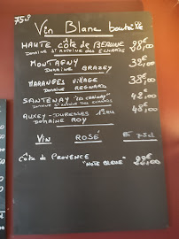 Menu / carte de Au Tire Bouchon à Nolay