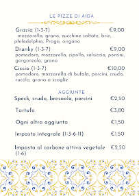 Aida restaurant &pizza à Zevio carte