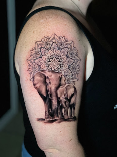 Explore fork tattoo ideas, creative tattoo ideas in Freeport, available at Broken Moon Tattoos