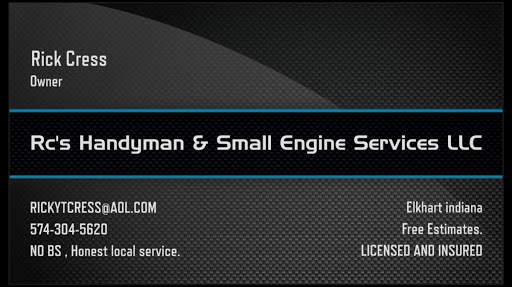 Rc's Handyman & Small Engine services llc