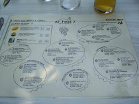 Carte du A l'Fosse 7 Restaurant à Avion