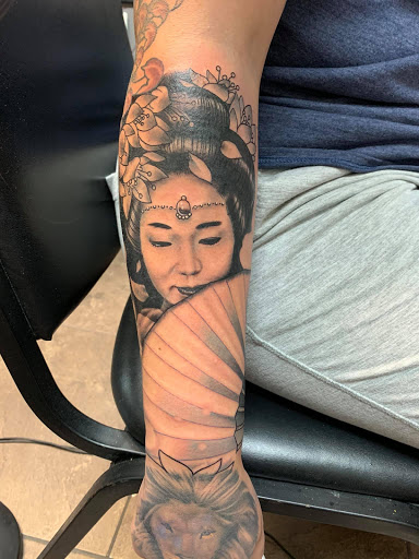 Explore lady gaga tattoo ideas, creative tattoo ideas in Houma, available at Black Pearl Tattoo Co