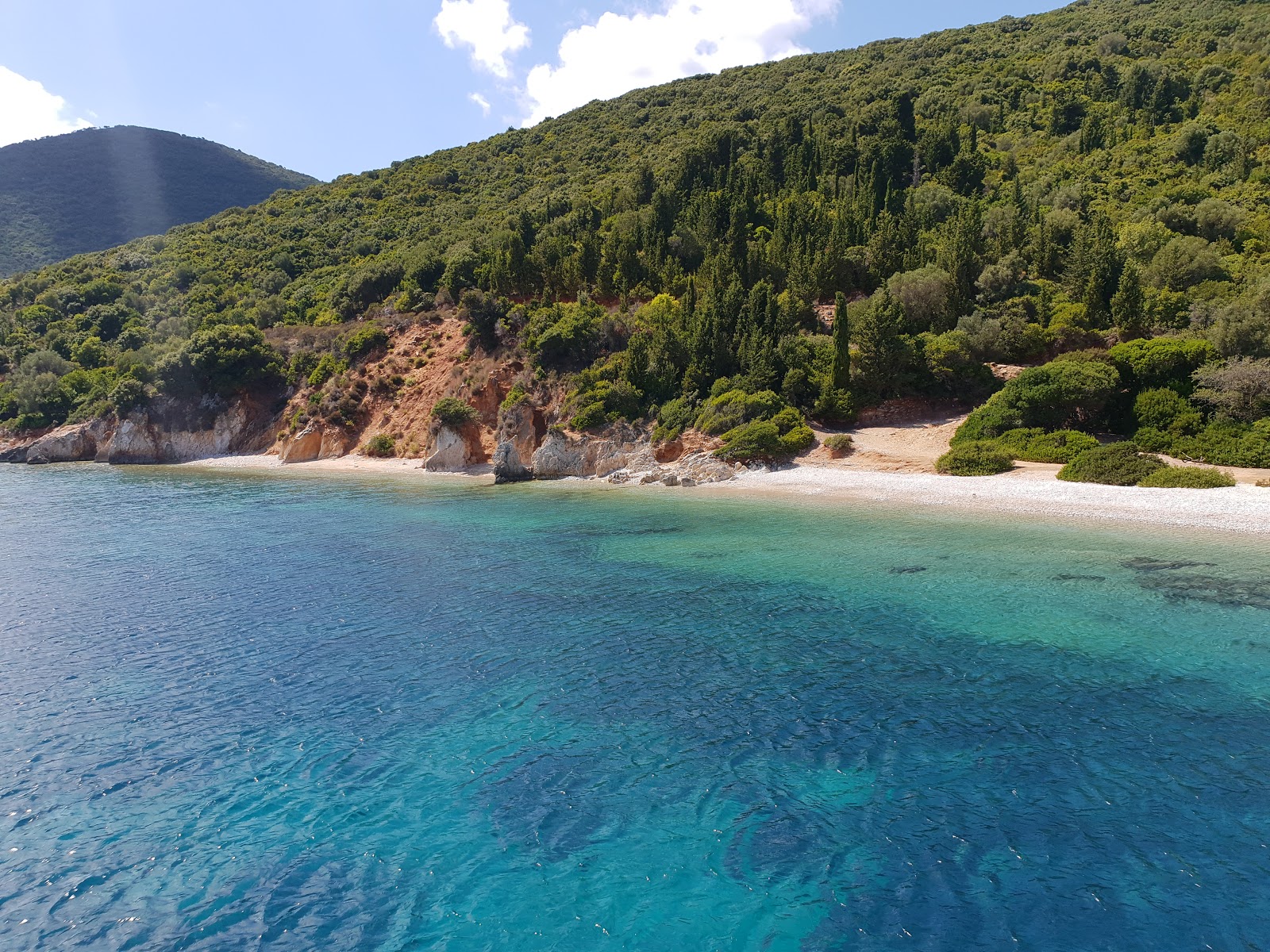 Foto von Paralia Marmagkas mit beiger sand & kies Oberfläche
