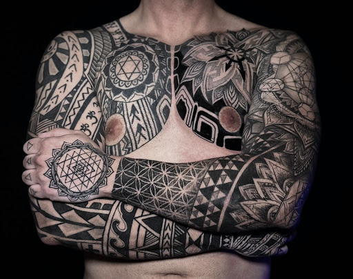 Explore swirl tattoo ideas, creative tattoo ideas in Miami, available at Miami Tattoo & Co Midtown