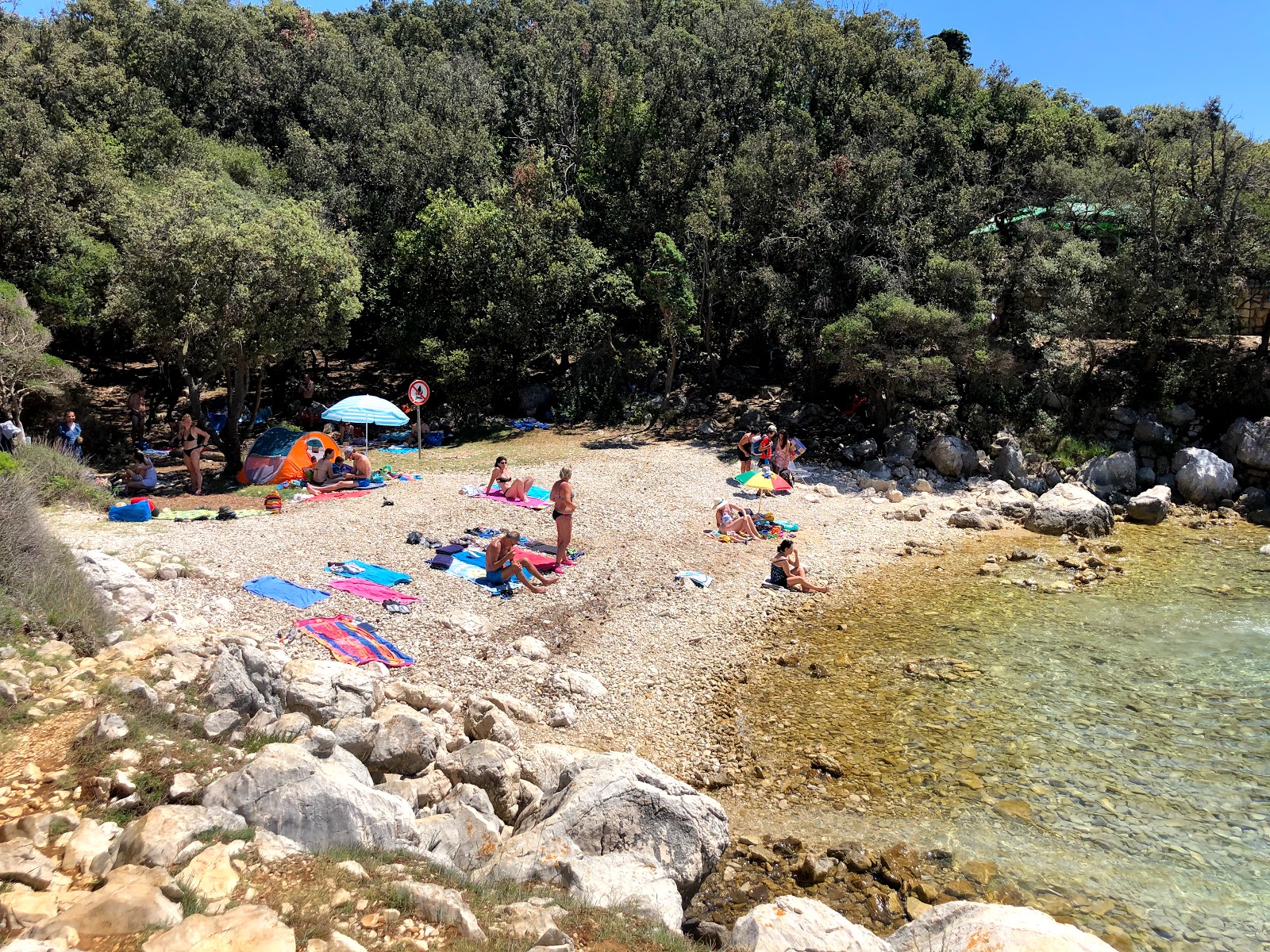 Photo de Jelenovica beach avec micro baie