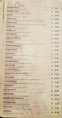 Ristorante Pizzeria Reginè à Naples carte