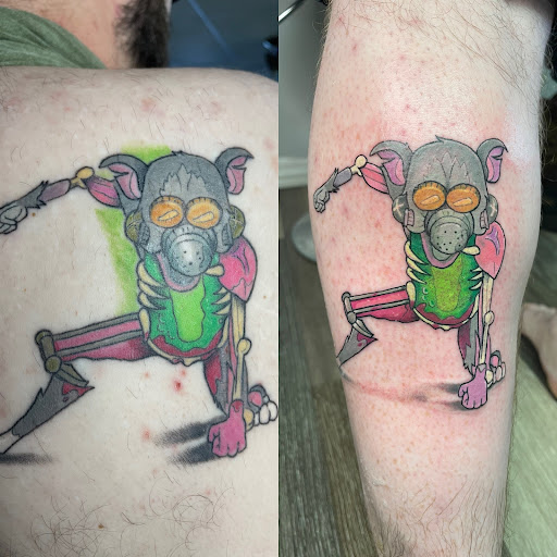 Explore cross tattoos ideas, creative tattoo ideas in Elmira, available at Silva Ink Gallery
