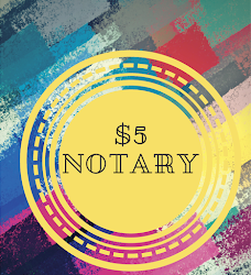 Notary 5 Dollars