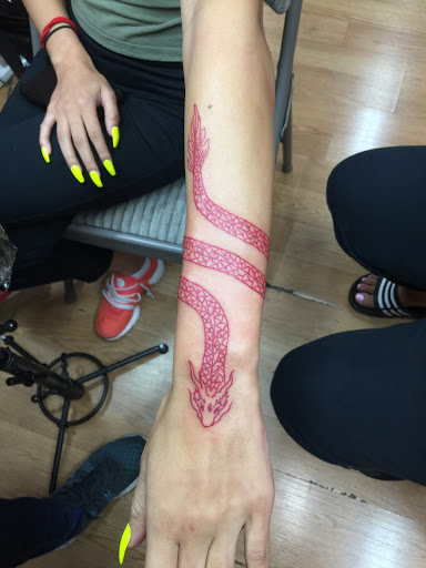 Explore family leg tattoo ideas, creative tattoo ideas in Jackson Heights, available at Jackie