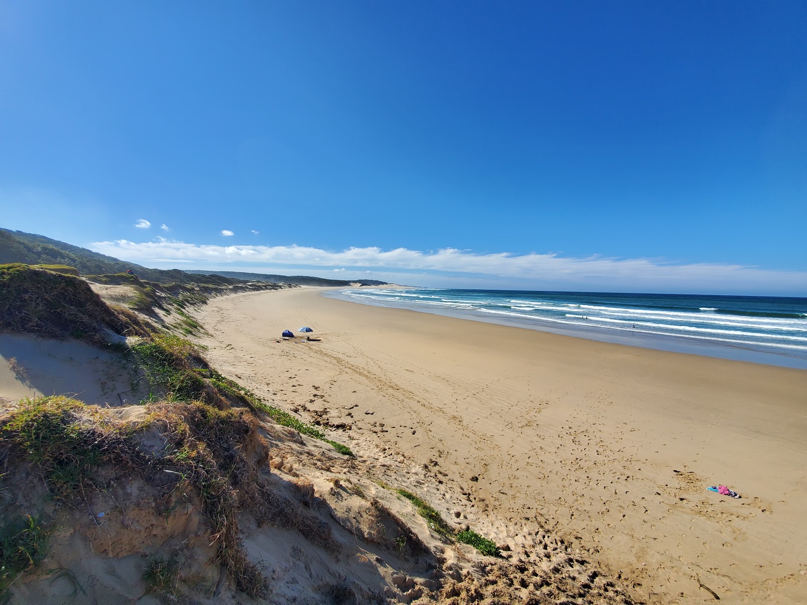 Foto van Gamburg beach met turquoise puur water oppervlakte