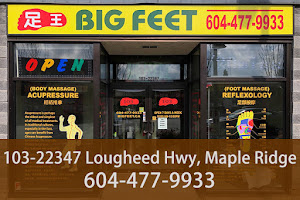 Big Feet 足王(Body Massage/Reflexology/Foot Massage/Acupuncture/按摩/마사지/ਮਾਲਸ਼/Mát Xa/マッサージ) Maple Ridge