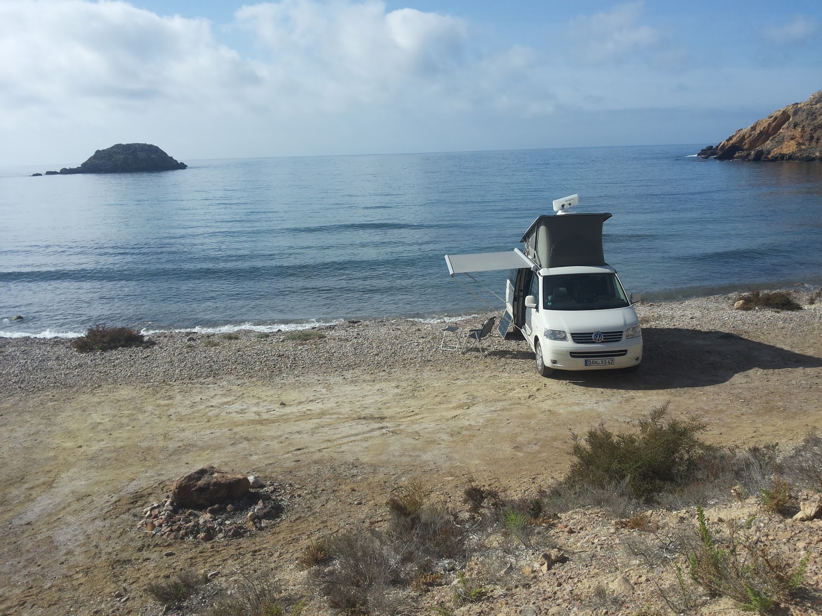 Photo of Playa Cueva de Lobos with partly clean level of cleanliness