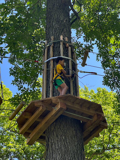 Recreation Center «Go Ape Zip Line & Treetop Adventure - Creve Coeur Park», reviews and photos, 13219 Streetcar Dr, Maryland Heights, MO 63043, USA
