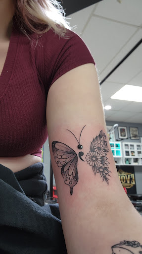 Explore aries tattoo idea, creative tattoo ideas in Schaumburg, available at Atmosphere Tattoo Gallery - Schaumburg