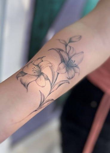 Explore simple black tattoo ideas, creative tattoo ideas in Buckeye, available at Irie Art in Ink