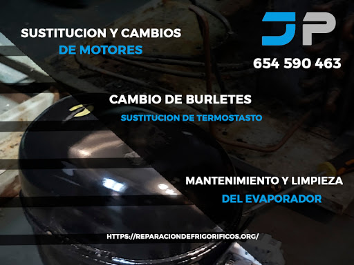 Reparación Frigorificos Sevilla. JP Servicio tecnico en Camas, Sevilla