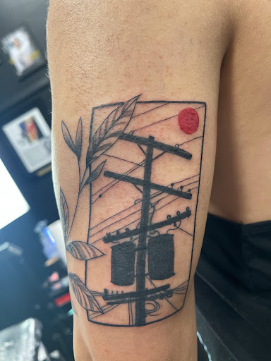 Explore upper back tattoo ideas for guys, creative tattoo ideas in Goose Creek, available at Red Kirin Tattoo