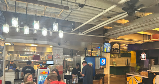 The girl literally has an earbud in while working a customer service job….