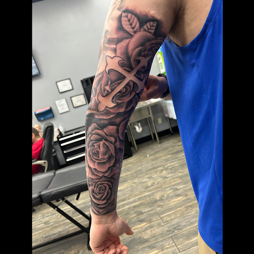 Explore samson tattoo ideas, creative tattoo ideas in El Paso, available at American Tattoo Society of Ft Bliss