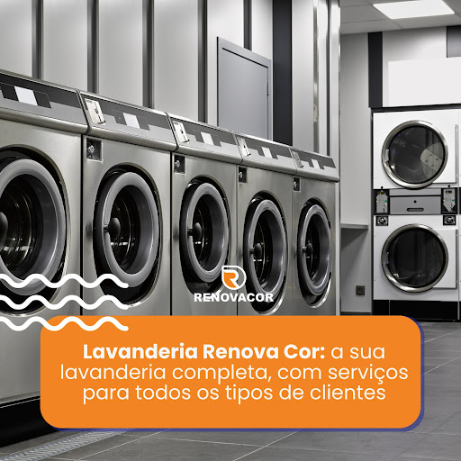 Logo da empresa - Renovacor Lavanderia e Tingimento
