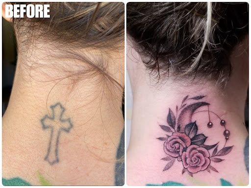 Explore buffy tattoo ideas, creative tattoo ideas in Huntington Beach, available at Mechanical Concept Tattoo