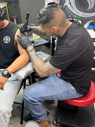 Explore first responder tattoo ideas, creative tattoo ideas in Wichita Falls, available at Firme Copias Tattoo shop