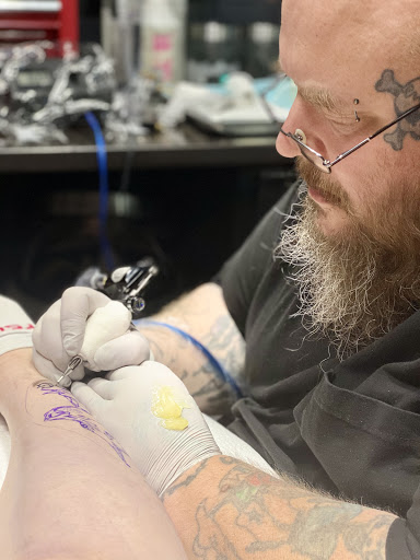 Explore viking hand tattoo ideas, creative tattoo ideas in Augusta, available at Moth & Magpie Tattoo