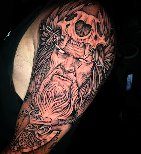Explore rip tattoo ideas for brother, creative tattoo ideas in Roanoke, available at Saint Cecilias Art Studio