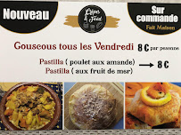 Carte du Crêpes &food à Saint-Ouen-sur-Seine