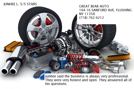 Mechanic «Great Bear Auto Repair & Auto Body Shop», reviews and photos, 164-16 Sanford Ave, Flushing, NY 11358, USA