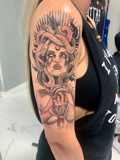 Explore native indian tattoo ideas, creative tattoo ideas in Youngsville, available at Inkophilia