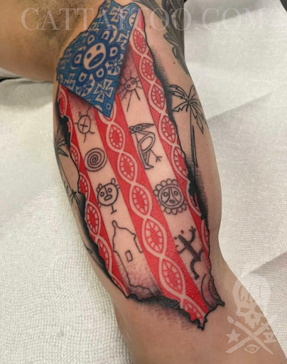 Explore manchester united tattoo ideas, creative tattoo ideas in Addison, available at Cat Tattoo