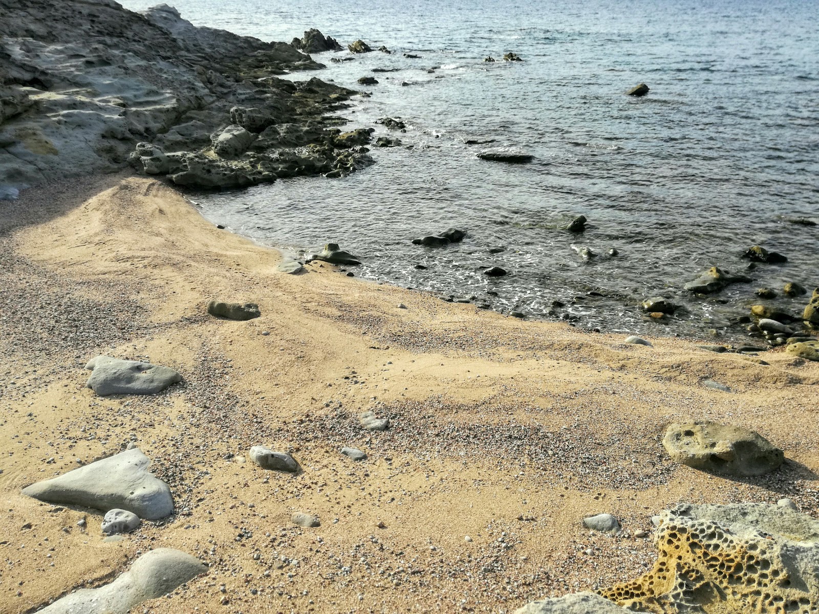 Spiaggetta a nord di Cala del Turco的照片 位于自然区域