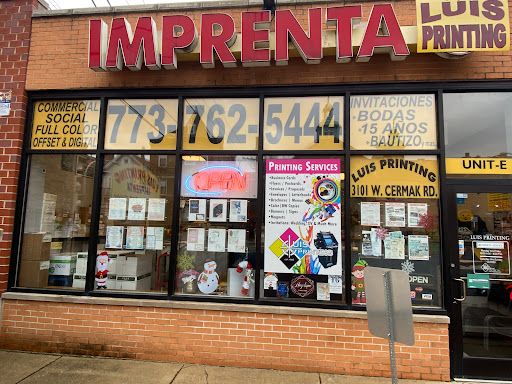 Commercial Printer «Luis Printing», reviews and photos, 3101 W Cermak Rd e, Chicago, IL 60623, USA