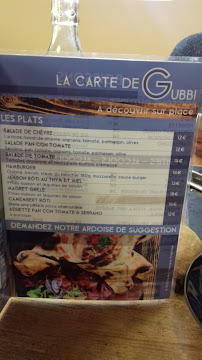 Restaurant Chez Gubbi à Sainte-Marie-la-Mer - menu / carte