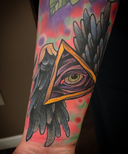 Explore tattoo ideas hunting, creative tattoo ideas in Gadsden, available at Sacred Art Tattoo Company