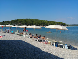 Photo de Pomer beach - endroit populaire parmi les connaisseurs de la détente