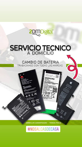 2DM Digital Quito - Servicio técnico celular y venta de Repuestos y Accesorios - Tienda de móviles