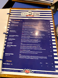 Crêperie Cœur de Breizh à Paris (le menu)