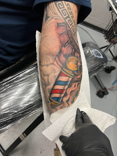 Explore line work tattoo ideas, creative tattoo ideas in Mcallen, available at House of Tattoos