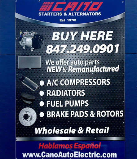 Auto Parts Store «Cano Auto Electric», reviews and photos, 901 Grand Ave, Waukegan, IL 60085, USA