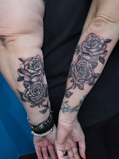 Explore bass fish tattoo ideas, creative tattoo ideas in Chicago Ridge, available at Etched In Skin LLC