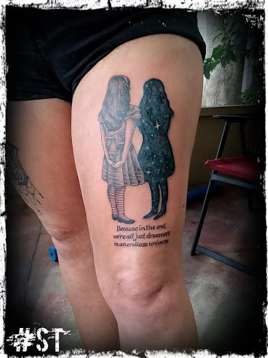 Explore weed plant tattoo ideas, creative tattoo ideas in Ocala, available at Beauty in a Canvas Tattoo and Art Gallery