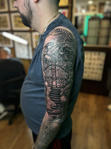 Explore forearm men tattoo ideas, creative tattoo ideas in Honolulu, available at Aloha Tattoo Waikiki Hilton Hawaiian Village Rainbow Bazaar