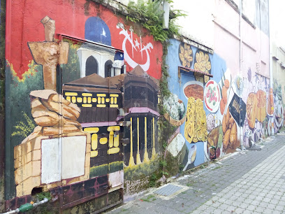 Mural painting dekat bangunan tnb